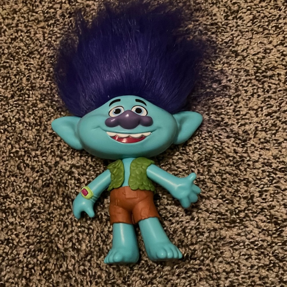 DreamWorks Trolls Blue Hair Figure